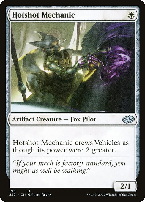 Hotshot Mechanic - Jumpstart 2022 Uncommon Card
