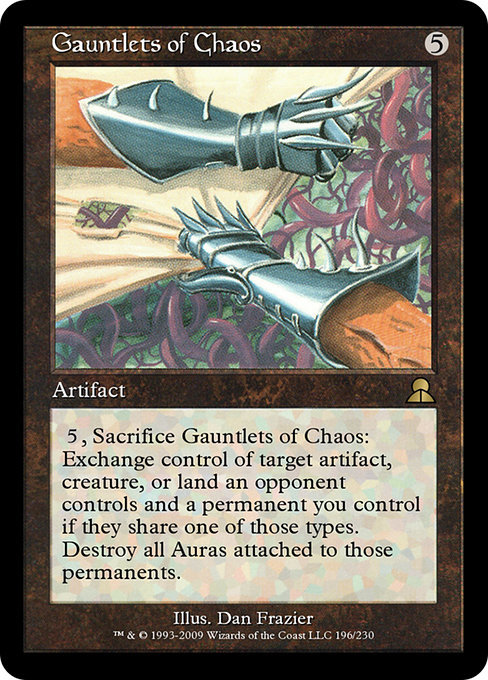 Gauntlets of Chaos - Masters Edition III Rare Card