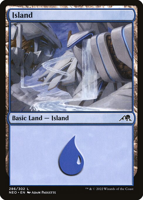 Island - Kamigawa: Neon Dynasty Common Card