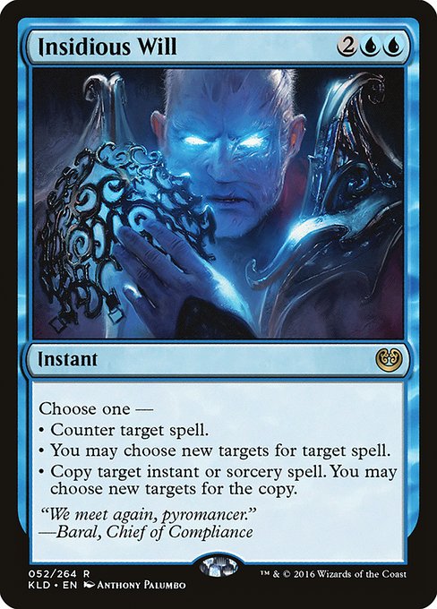 Insidious Will - Kaladesh Rare Card