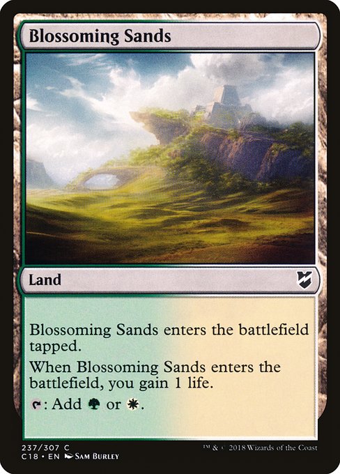Blossoming Sands - Commander 2018 Common Card