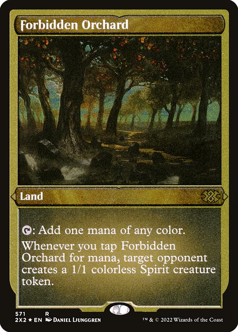Forbidden Orchard - Double Masters 2022 Rare Card