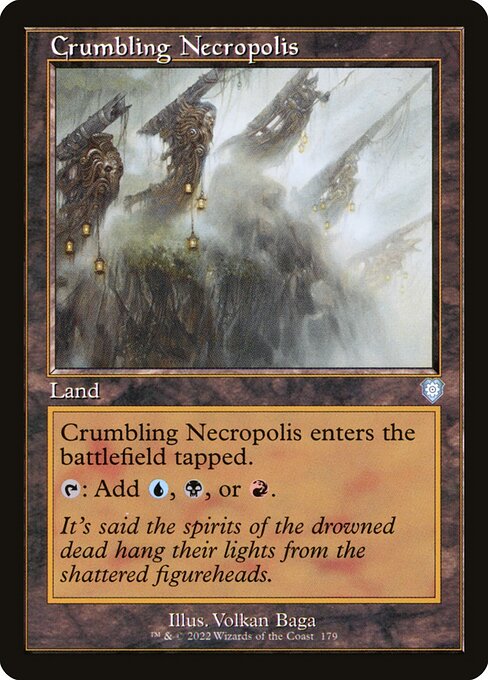 Crumbling Necropolis - The Brothers' War Commander Uncommon Card