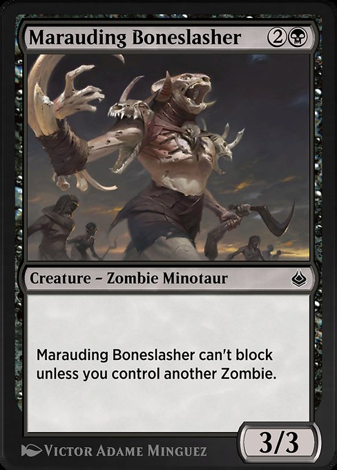 Marauding Boneslasher - Amonkhet Remastered Common Card