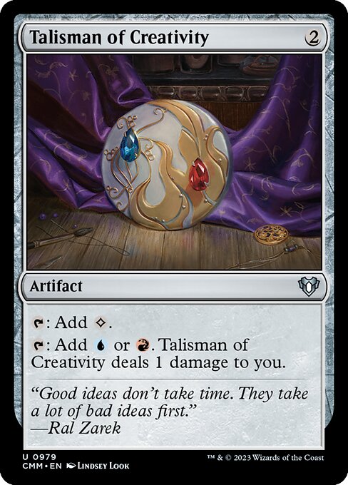Talisman of Creativity - Commander Masters Uncommon Card