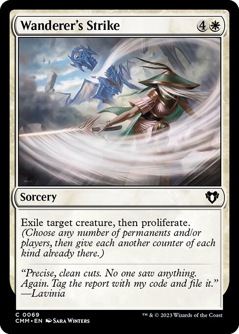 Wanderer's Strike - Commander Masters Common Card