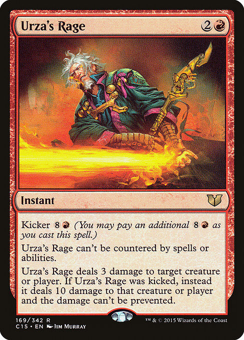 Urza's Rage - Commander 2015 Rare Card