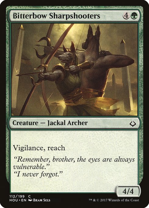 Bitterbow Sharpshooters - Hour of Devastation Common Card