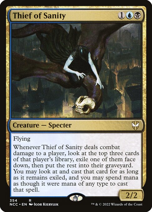 Thief of Sanity - New Capenna Commander Rare Card
