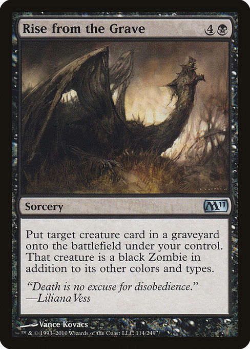 Rise from the Grave - Magic 2011 Uncommon Card