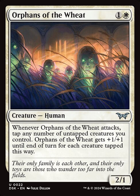 Orphans of the Wheat - Duskmourn: House of Horror Uncommon Card