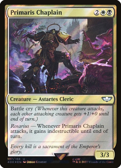 Primaris Chaplain - Warhammer 40,000 Commander Uncommon Card