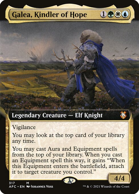 Galea, Kindler of Hope - Forgotten Realms Commander Mythic Card