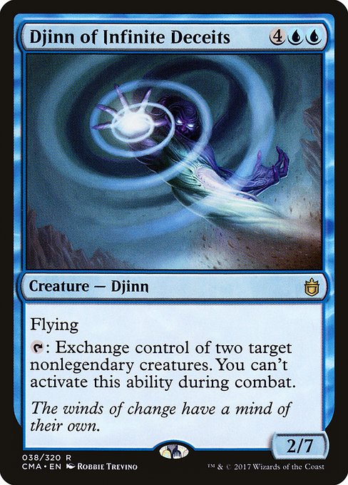 Djinn of Infinite Deceits - Commander Anthology Rare Card