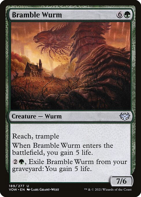 Bramble Wurm - Innistrad: Crimson Vow Uncommon Card