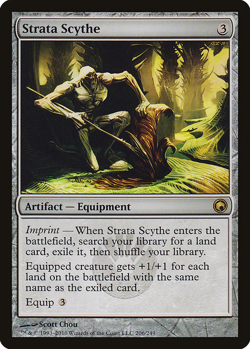 Strata Scythe - Scars of Mirrodin Rare Card