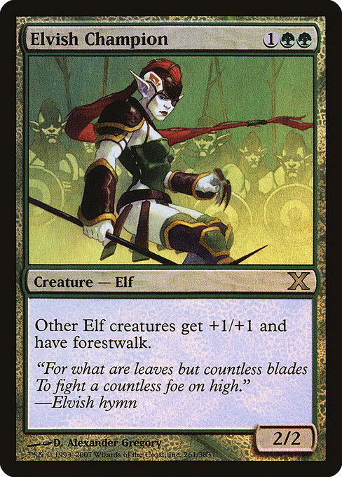 Elvish Champion - Tenth Edition Rare Card