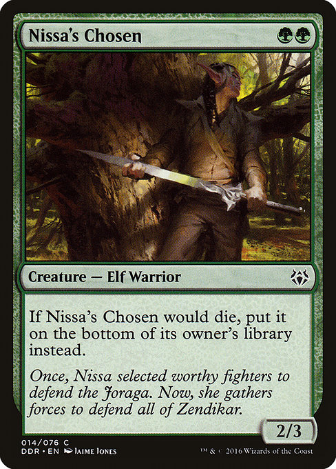 Nissa's Chosen - Duel Decks: Nissa vs. Ob Nixilis Common Card