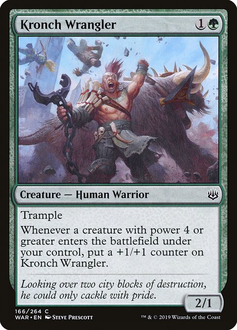 Kronch Wrangler - War of the Spark Common Card