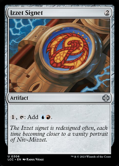 Izzet Signet - The Lost Caverns of Ixalan Commander Uncommon Card