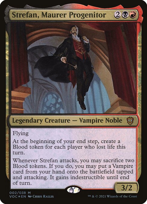 Strefan, Maurer Progenitor - Crimson Vow Commander Mythic Card