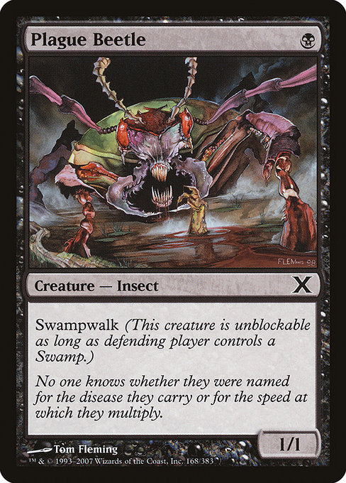 Plague Beetle - Tenth Edition Common Card