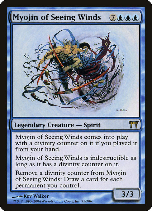Myojin of Seeing Winds - Champions of Kamigawa Rare Card