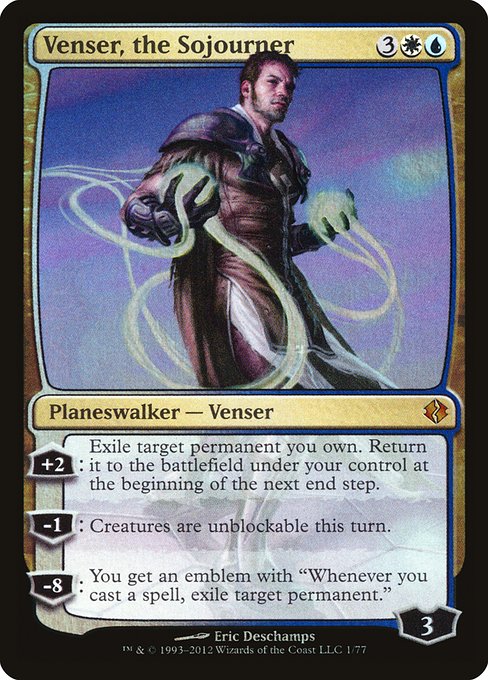 Venser, the Sojourner - Duel Decks: Venser vs. Koth Mythic Card