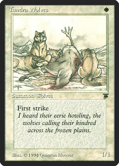 Tundra Wolves - Legends Common Card