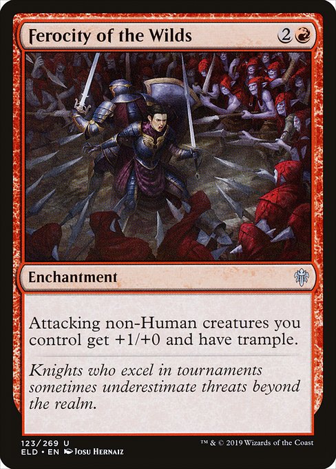 Ferocity of the Wilds - Throne of Eldraine Uncommon Card