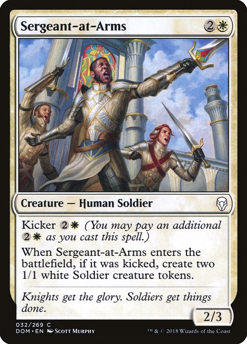 Sergeant-at-Arms - Dominaria Common Card