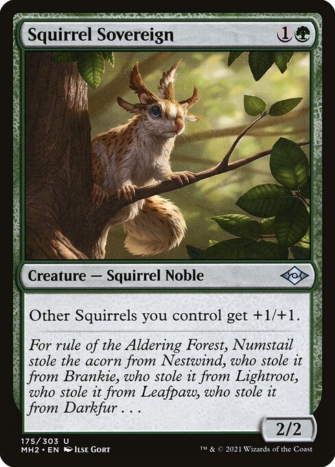 Squirrel Sovereign - Modern Horizons 2 Uncommon Card