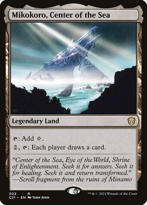 Mikokoro, Center of the Sea - Commander 2021 Rare Card