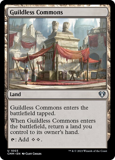 Guildless Commons - Commander Masters Uncommon Card
