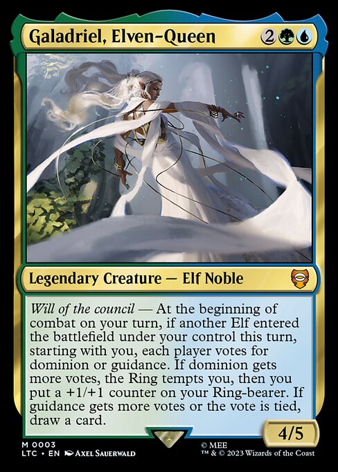 Galadriel, Elven-Queen - Tales of Middle-earth Commander Mythic Card