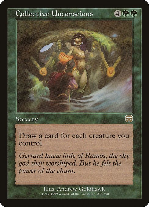 Collective Unconscious - Mercadian Masques Rare Card