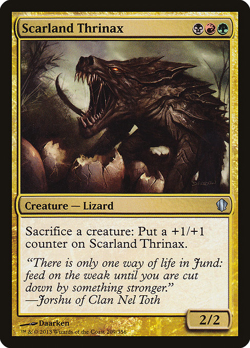 Scarland Thrinax - Commander 2013 Uncommon Card