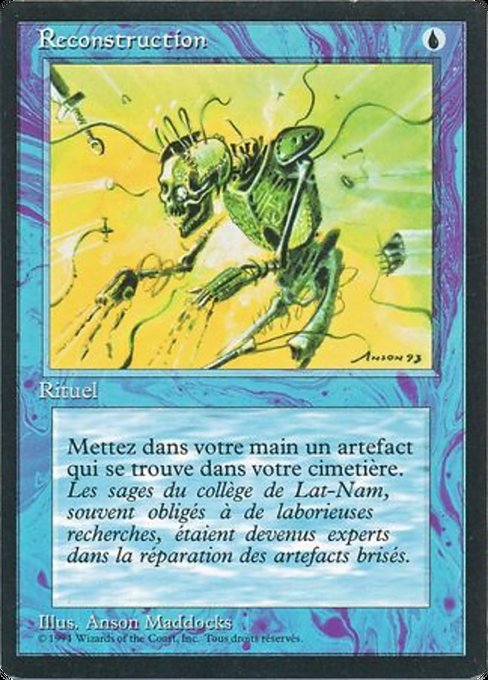 Reconstruction - Foreign Black Border Common Card