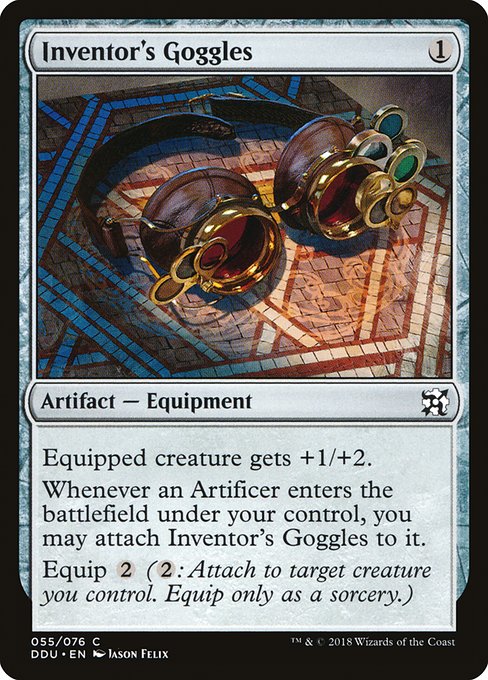 Inventor's Goggles - Duel Decks: Elves vs. Inventors Common Card