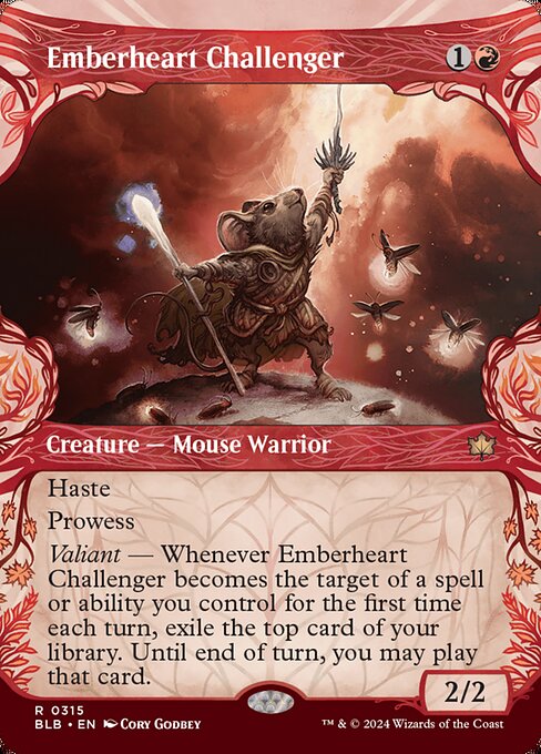 Emberheart Challenger - Bloomburrow Rare Card