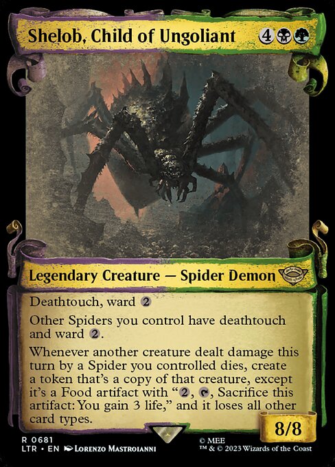 Shelob, Child of Ungoliant - The Lord of the Rings: Tales of Middle-earth Rare Card