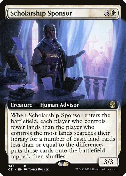 Scholarship Sponsor - Commander 2021 Rare Card