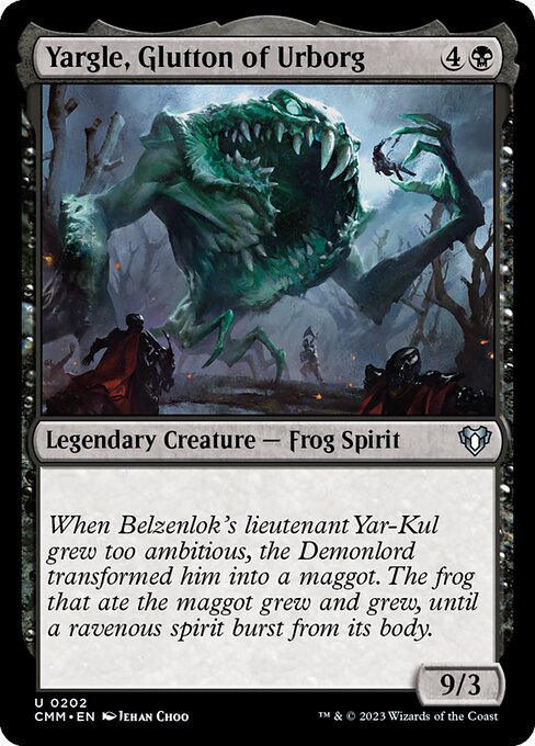 Yargle, Glutton of Urborg - Commander Masters Uncommon Card