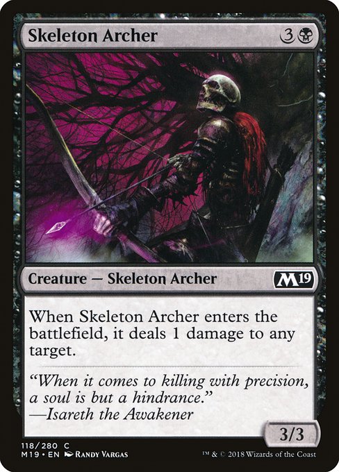 Skeleton Archer - Core Set 2019 Common Card