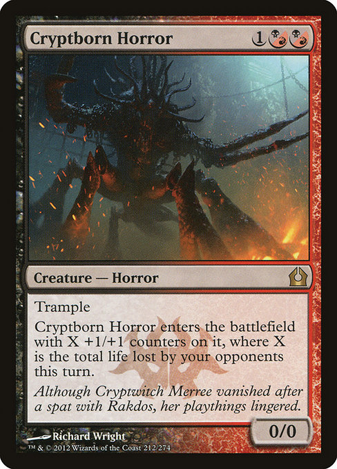 Cryptborn Horror - Return to Ravnica Rare Card