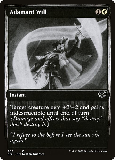 Adamant Will - Innistrad: Double Feature Common Card