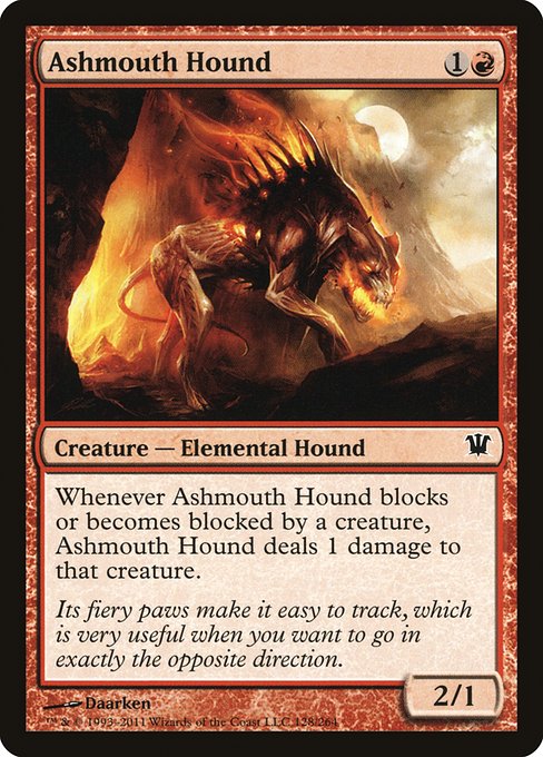 Ashmouth Hound - Innistrad Common Card