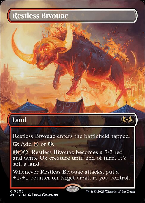 Restless Bivouac - Wilds of Eldraine Rare Card