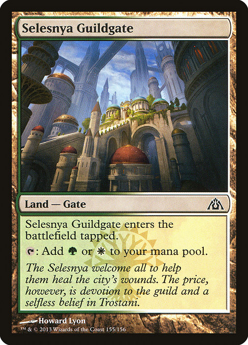 Selesnya Guildgate - Dragon's Maze Common Card