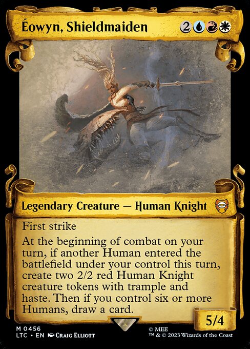 Éowyn, Shieldmaiden - Tales of Middle-earth Commander Mythic Card